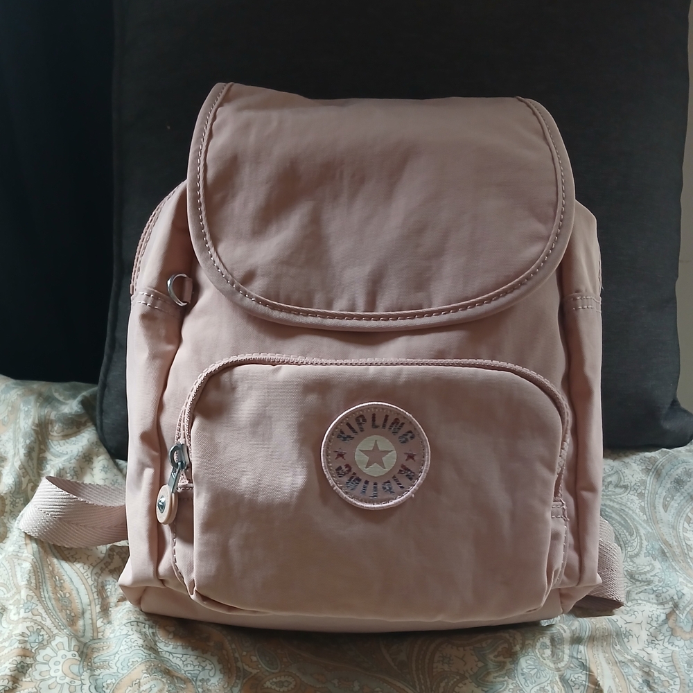 Kipling Pink Backpack with Minimalist Design BNWT